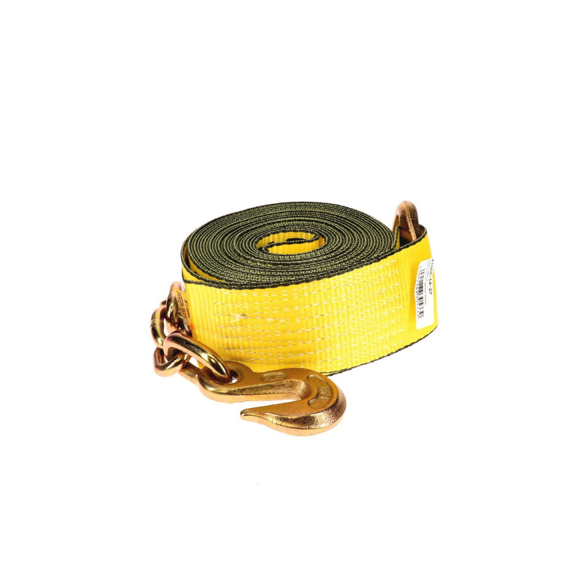 3in. x 30ft. Winch Strap w/Chain Anchor