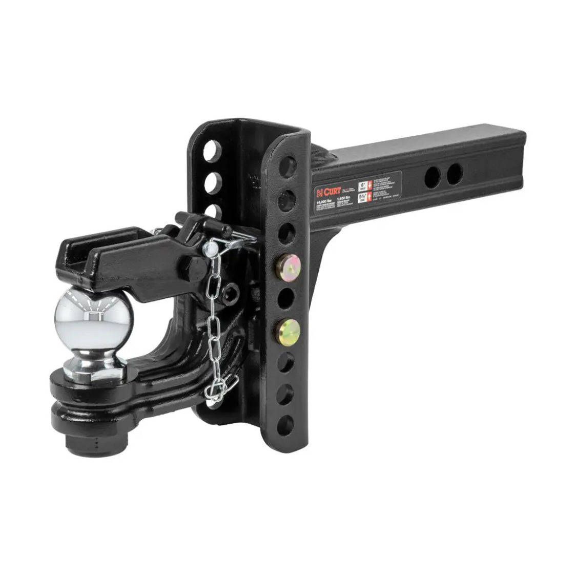 Xtra Duty Class 5 Trailer Hitch, 2in. Receiver, Select Ford F350, F450, F550