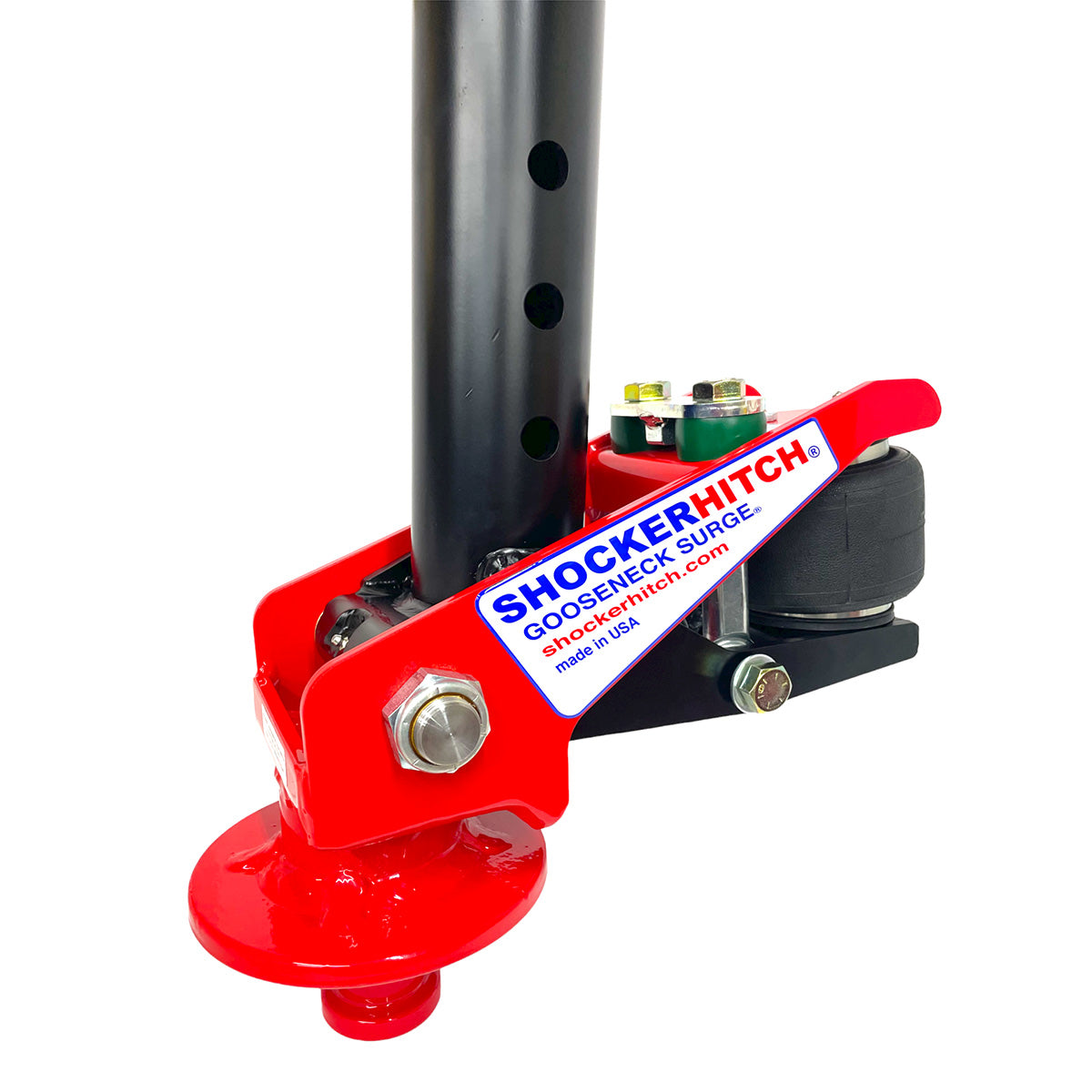 30K Gooseneck Surge Air Hitch with King Pin Coupler