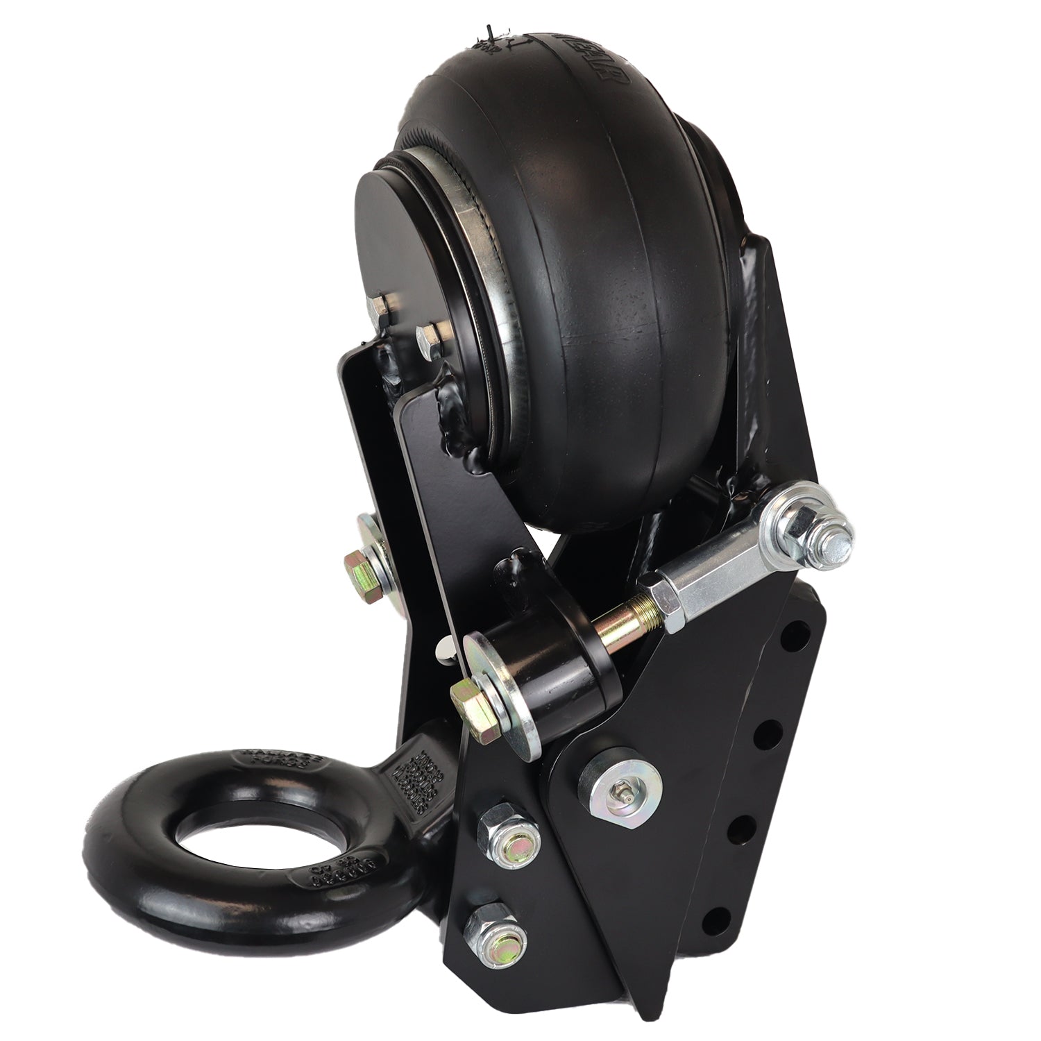 Air Pintle Ring Trailer Tongue Mount 10-Ton 20,000lbs GTW - w/ HD Pintle Ring