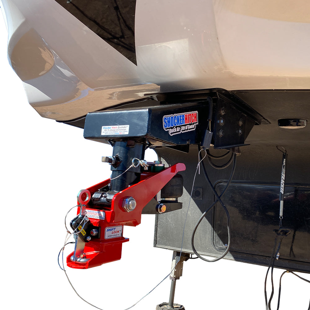 Quick Air Gooseneck Hitch & Coupler for 5th Wheel Gooseneck Pin Box