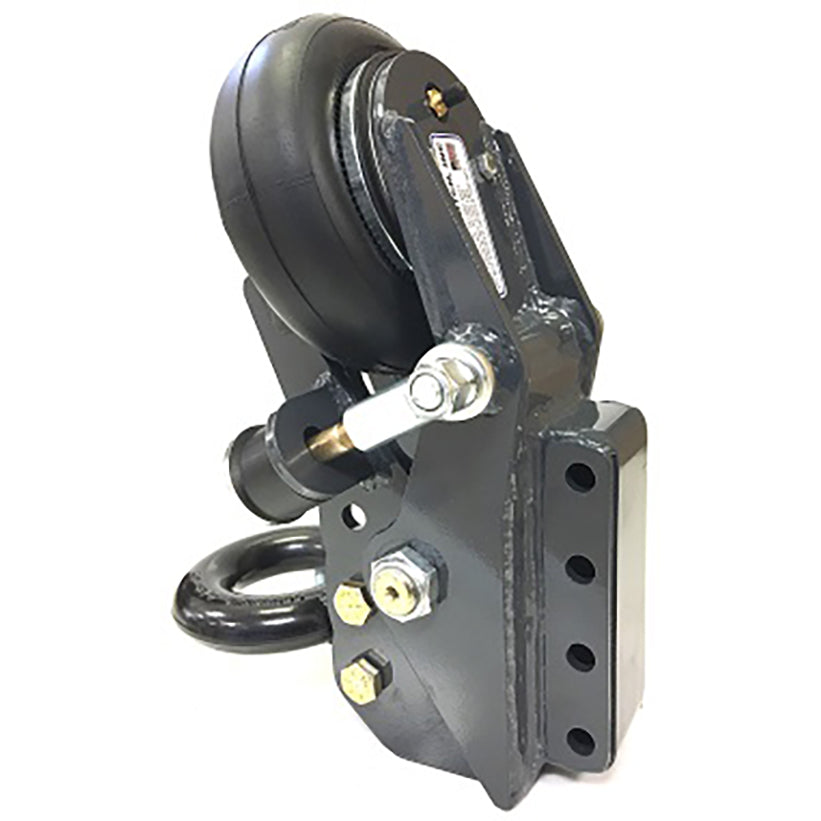 Air Pintle Ring Trailer Tongue Mount 10-Ton 20,000lbs GTW - w/ HD Pintle Ring