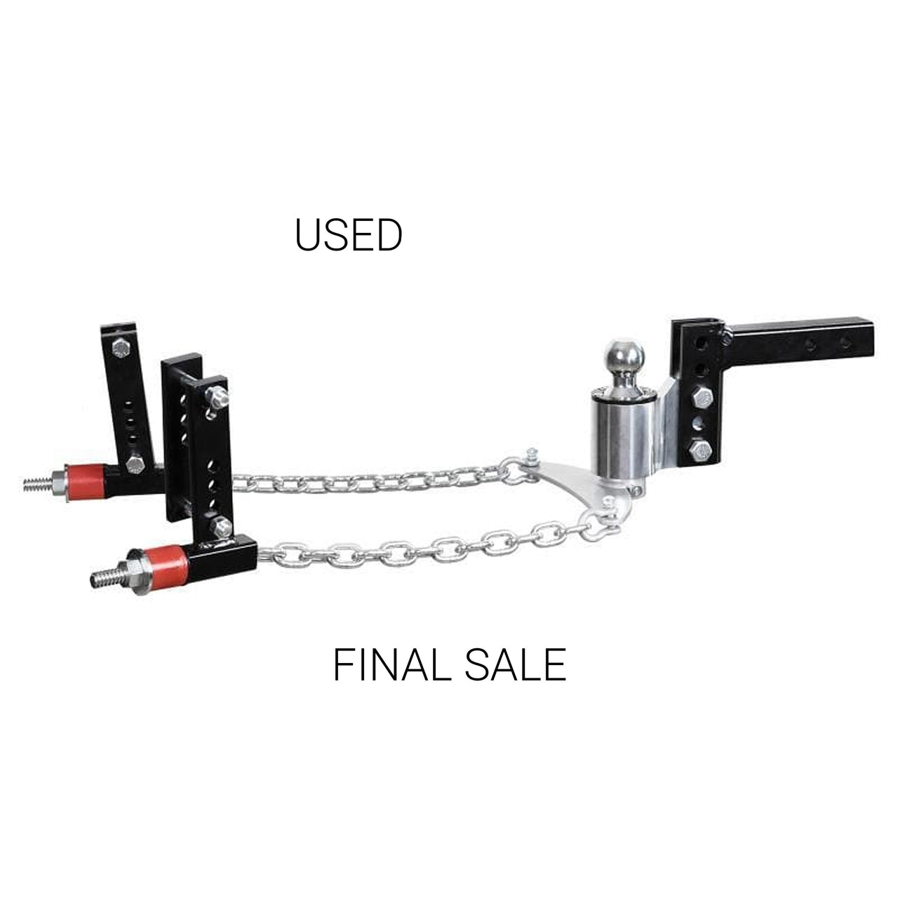 USED/Final Sale - 8" drop/rise, 2" ball, 3", 4", 5" & 6" brackets - No-Sway Weight Distribution Hitch