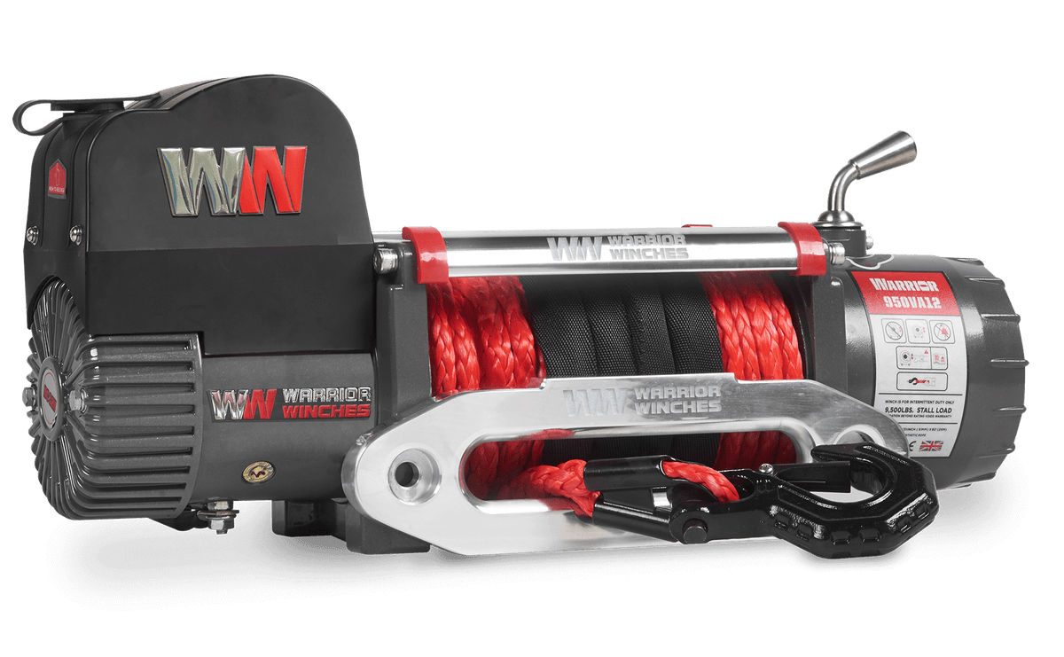 Samurai 12.5K LB Electric Winch - 12V Synthetic Rope