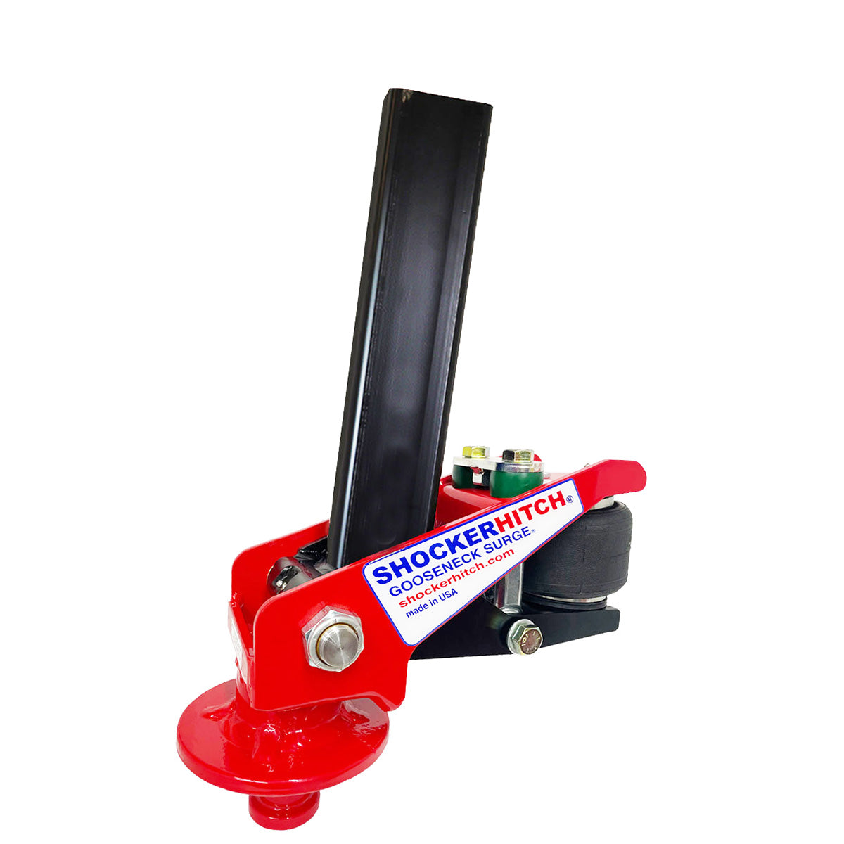 40K Gooseneck Surge Air Hitch with King Pin Coupler