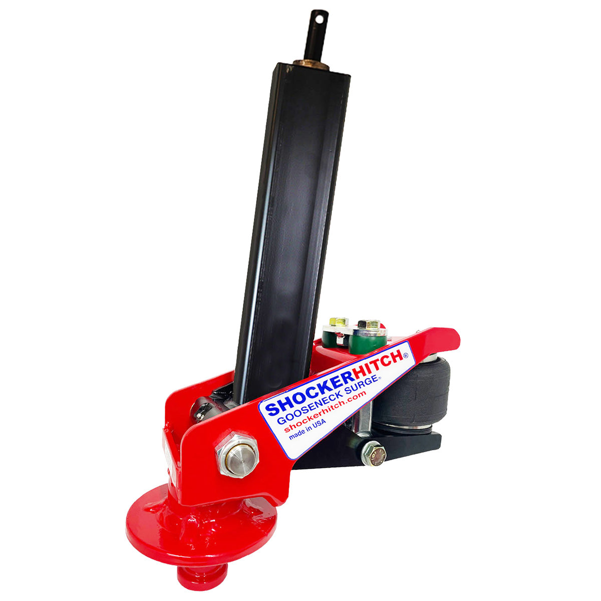 40K Gooseneck Surge Air Hitch with King Pin Coupler