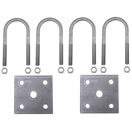 U-Bolt Tie-Plate Kit, 2K Axle U-Bolt Kit PJ Trailers