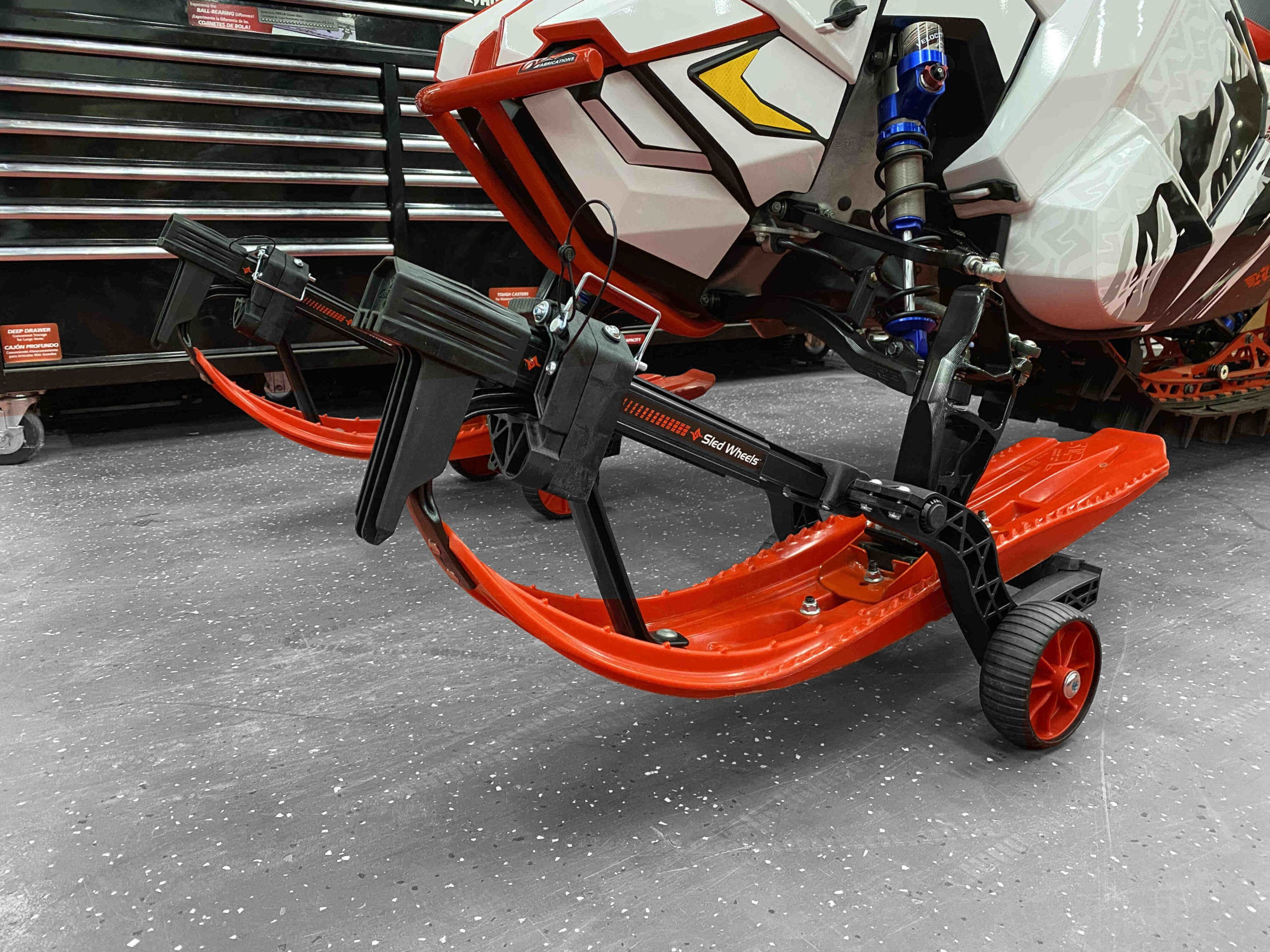 Roues Sled - Kit de transport universel pour roues de ski
