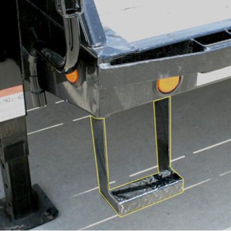 Step for Flatdeck/GN Trailers Steps PJ Trailers