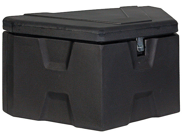Languette de remorque en poly noir, boîte à outils de camion