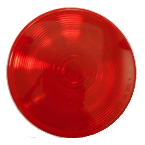 Red Sealed Tail Light, 4" Round Tail Lights PJ Trailers
