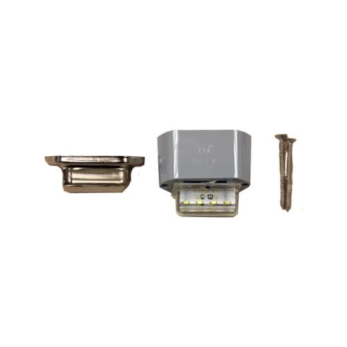 License Light, LED Chrome License Lights PJ Trailers