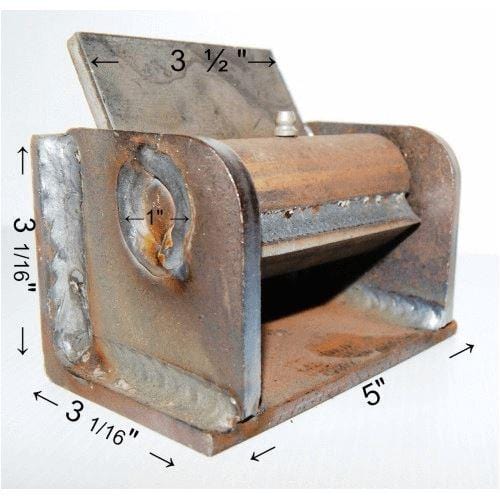 Half Pivot Hinge for Dumps/Tilts Hinge PJ Trailers