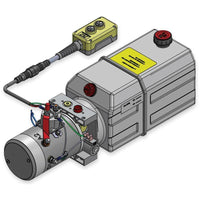 Thumbnail for Single Action KTI Hydraulic Pump w/Remote Pumps KTI 