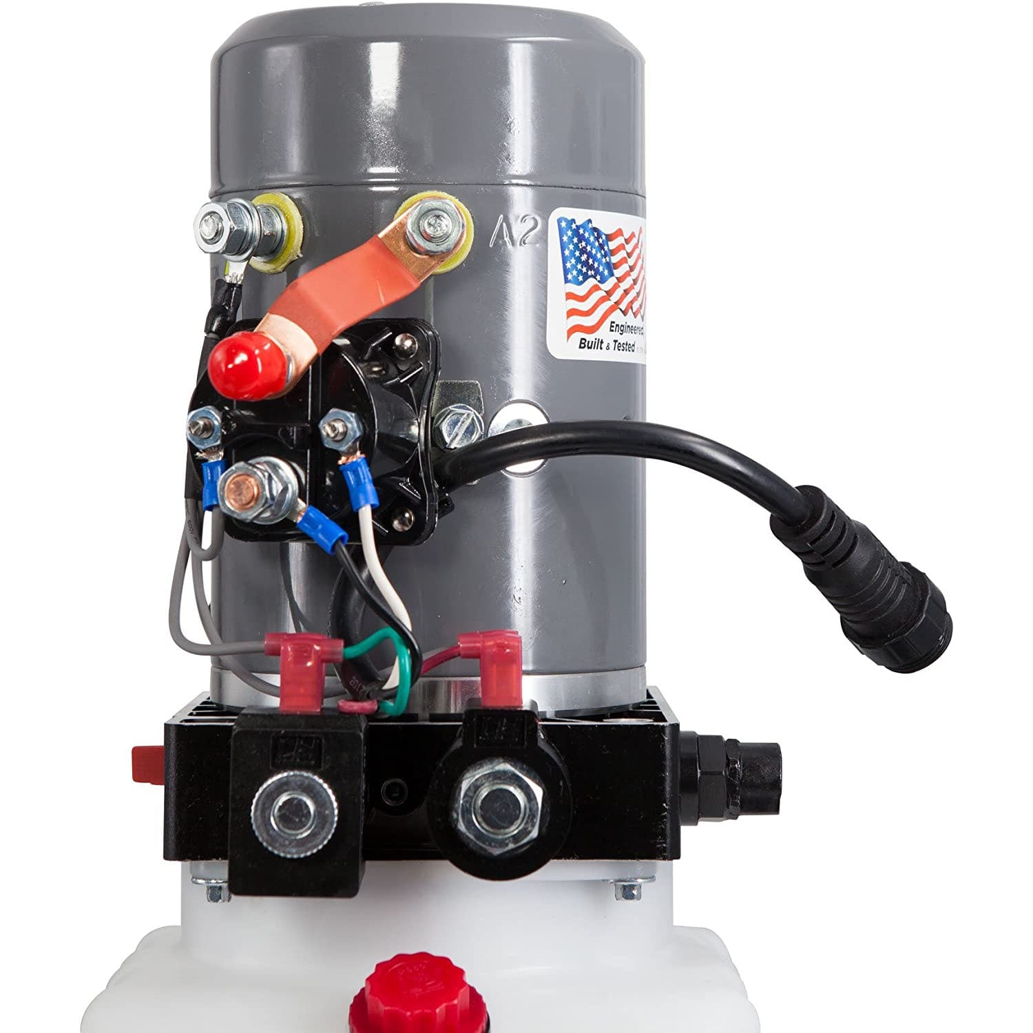 Hydraulic Pump, Dual Action w/Remote & 6qt Tank