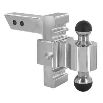 6" Rapid Hitch with 2"x2-5/16" Greaseless AlumiBall Rapid Hitch Andersen 2" Shank