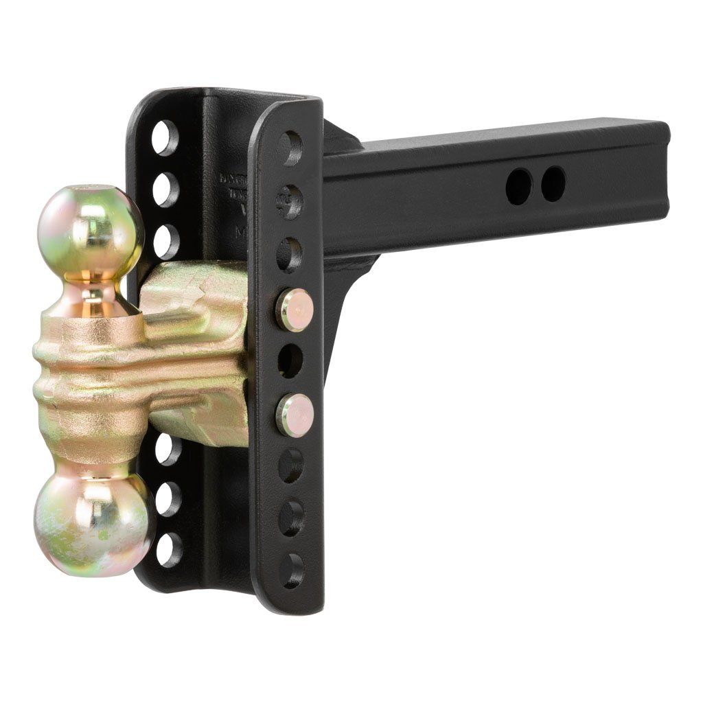 Adjustable Channel Mount with Dual Ball (2" Shank, 14,000 LBS., 6" Drop)