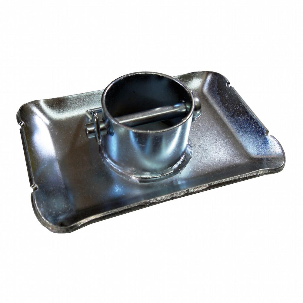 Foot Plate and Bolt - 4.5x6.5 Jack Foot Plates Ironworks Industries