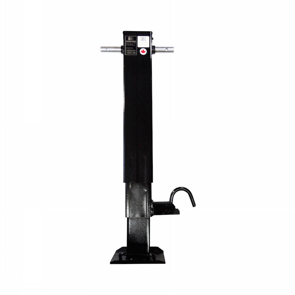 Drop Leg Side Wind, Spring Loaded, Side Pin Jack - 15K Drop Leg Jack Ironworks Industries