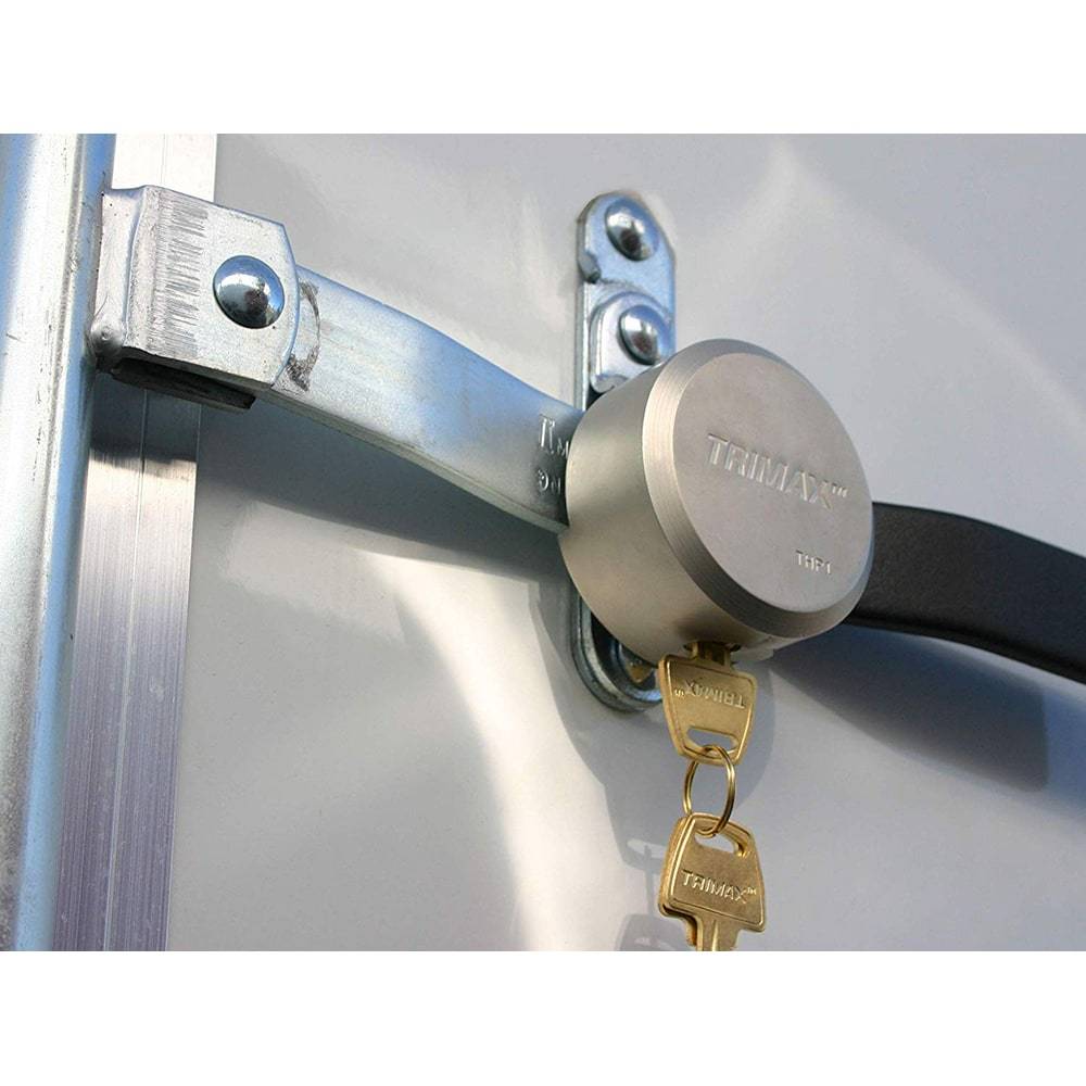 Trimax THP3XL Lot de 3 verrous de porte de remorque à manille interne avec clé identique
