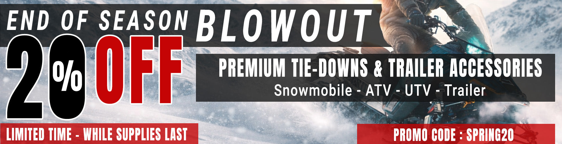 End Of Season BLOWOUT!