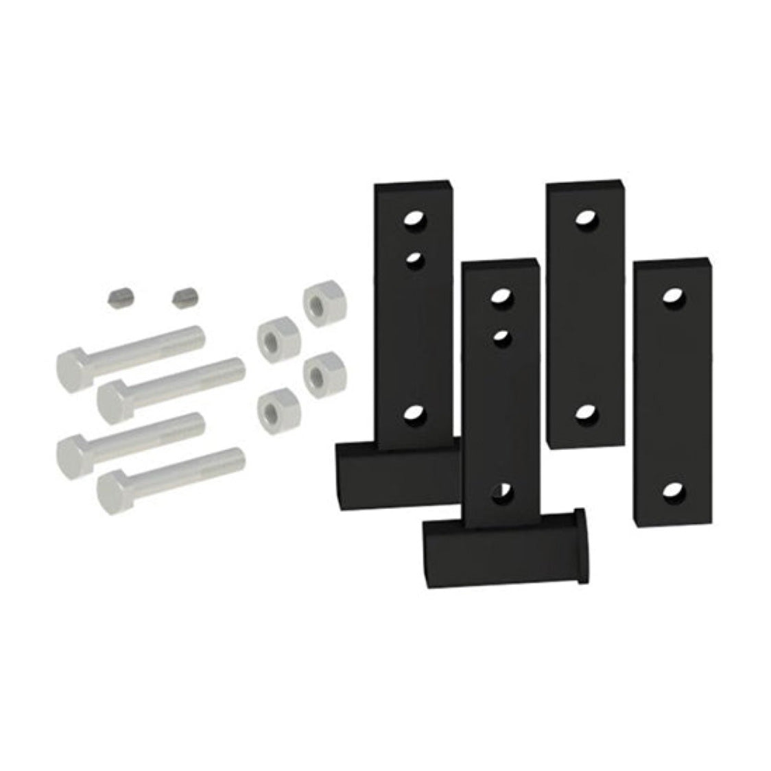 WD Brackets, 4-3/8 (2 inside & 2 outside w/hardware)