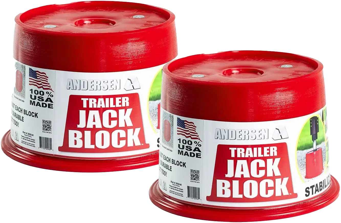 Trailer Jack Block 2 Pack