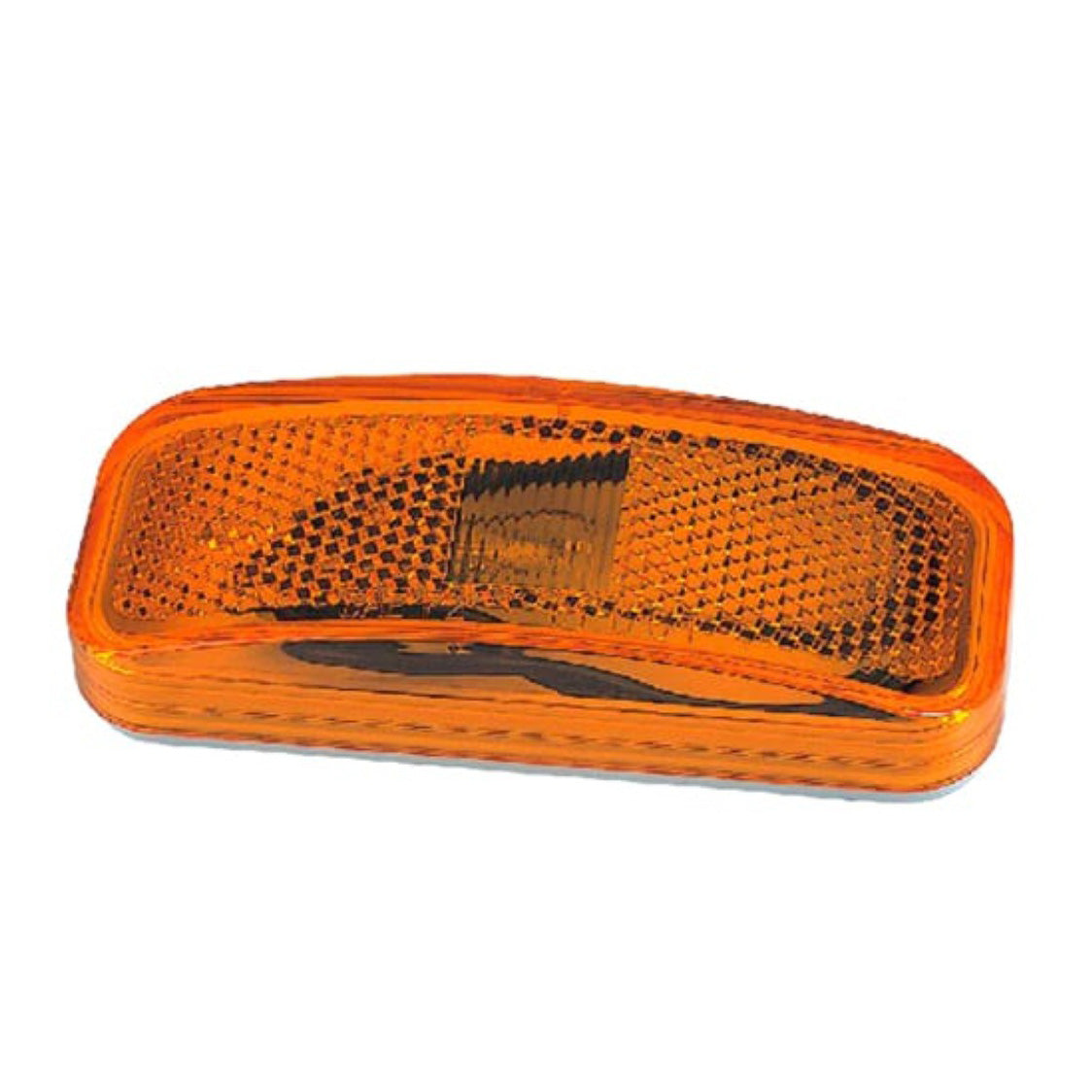 4 In. Rectangular Side/Clearance Marker w/Reflex, Amber