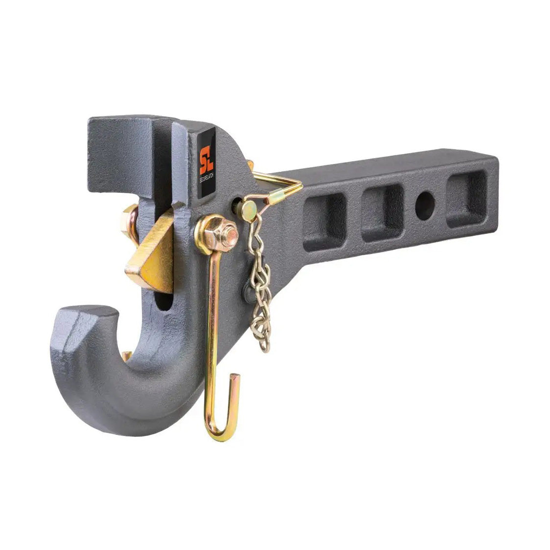 Securelatch Receiver-Mount Pintle Hook (2in. Shank, 14K, 2-1/2in. Or 3in. Lunette)