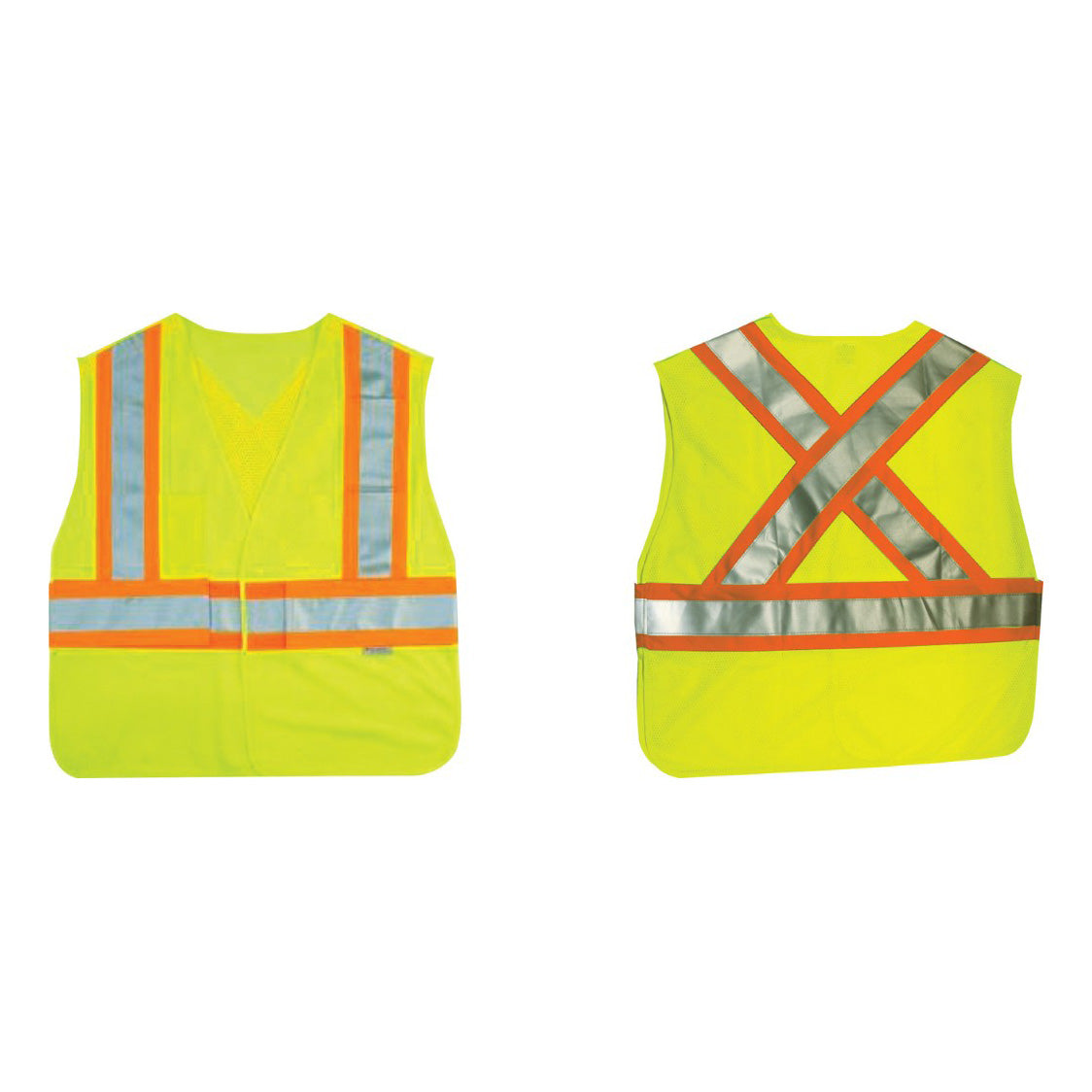 High-Visibility Yellow/Green Tear-Away Safety Vest