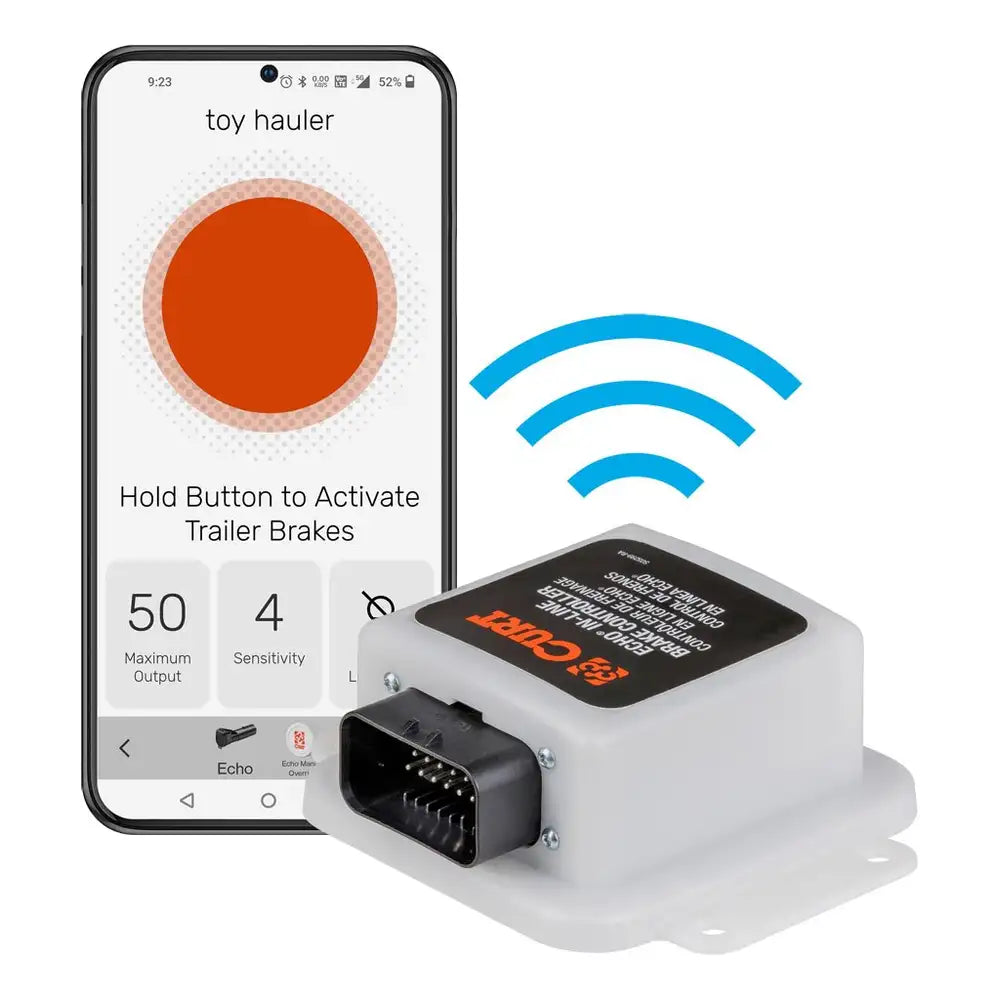 Echo In-Line Trailer Brake Controller, Bluetooth® Smartphone Connection