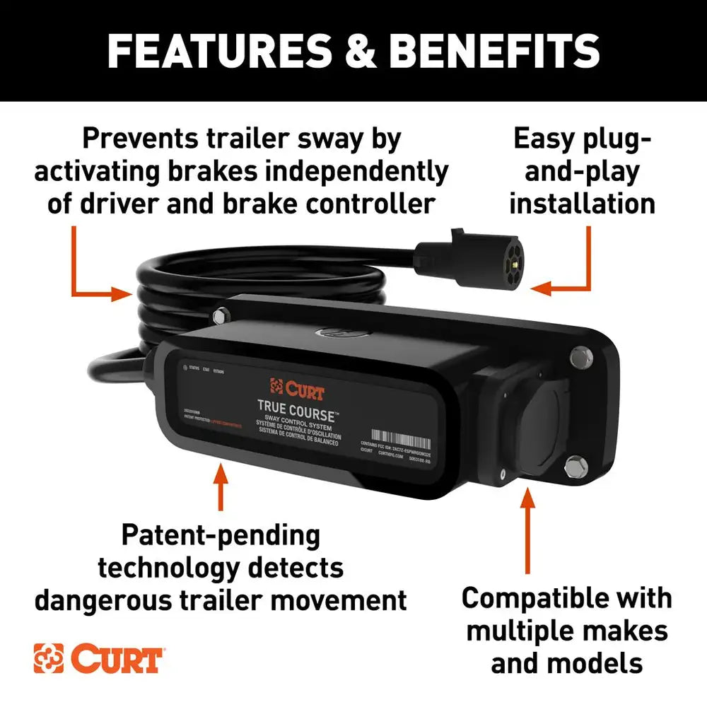 True Course Advanced Bluetooth® Trailer Sway Control System