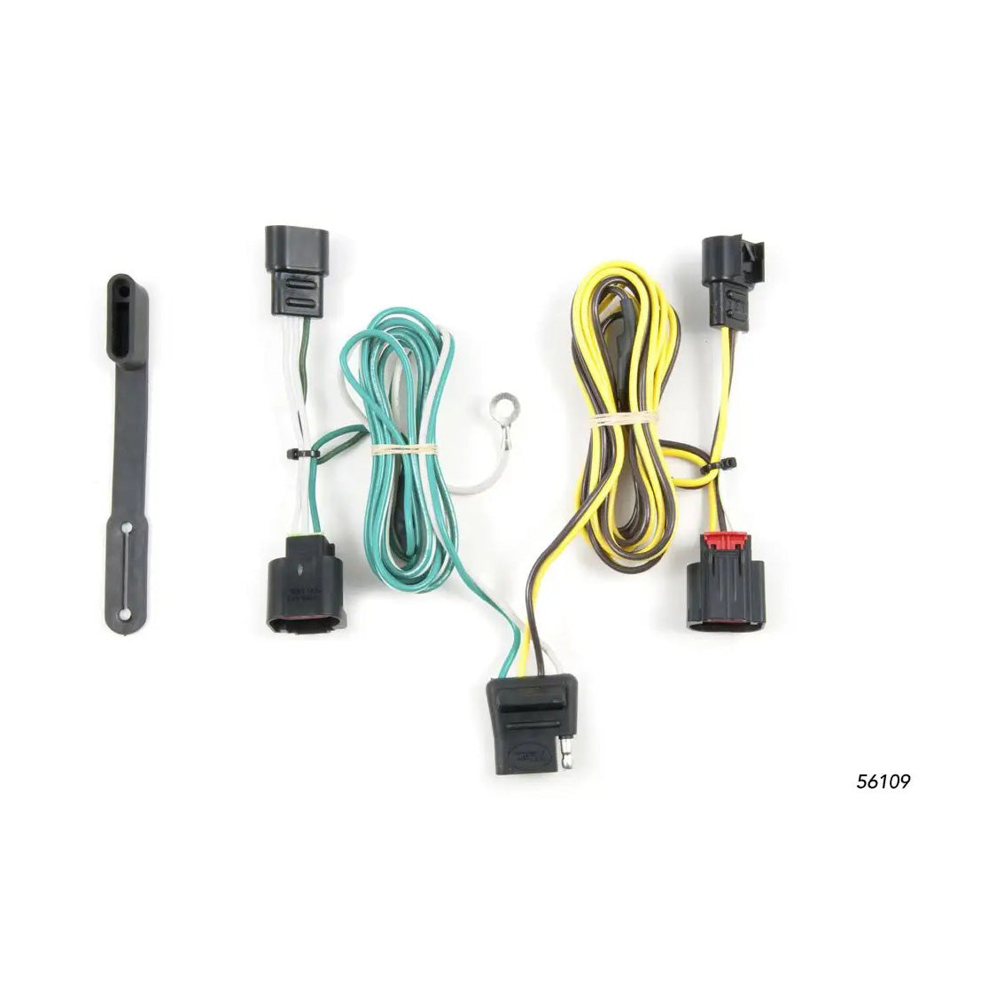 Custom Wiring Harness, 4-Way Flat, Select Dodge Journey Without Led Lights