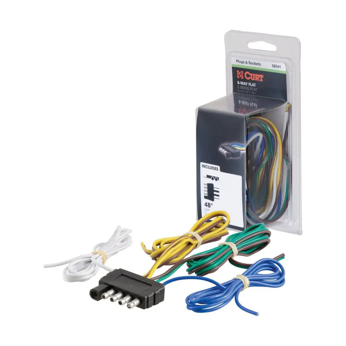 5-Way Flat Connector Plug