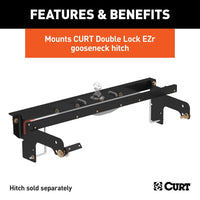 Thumbnail for Double Lock EZr Gooseneck Install Brackets, Select Silverado, Sierra 2500, 3500