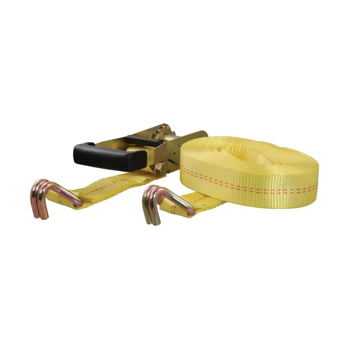 27ft. Yellow Cargo Strap With J-Hooks (3,333 Lbs.)