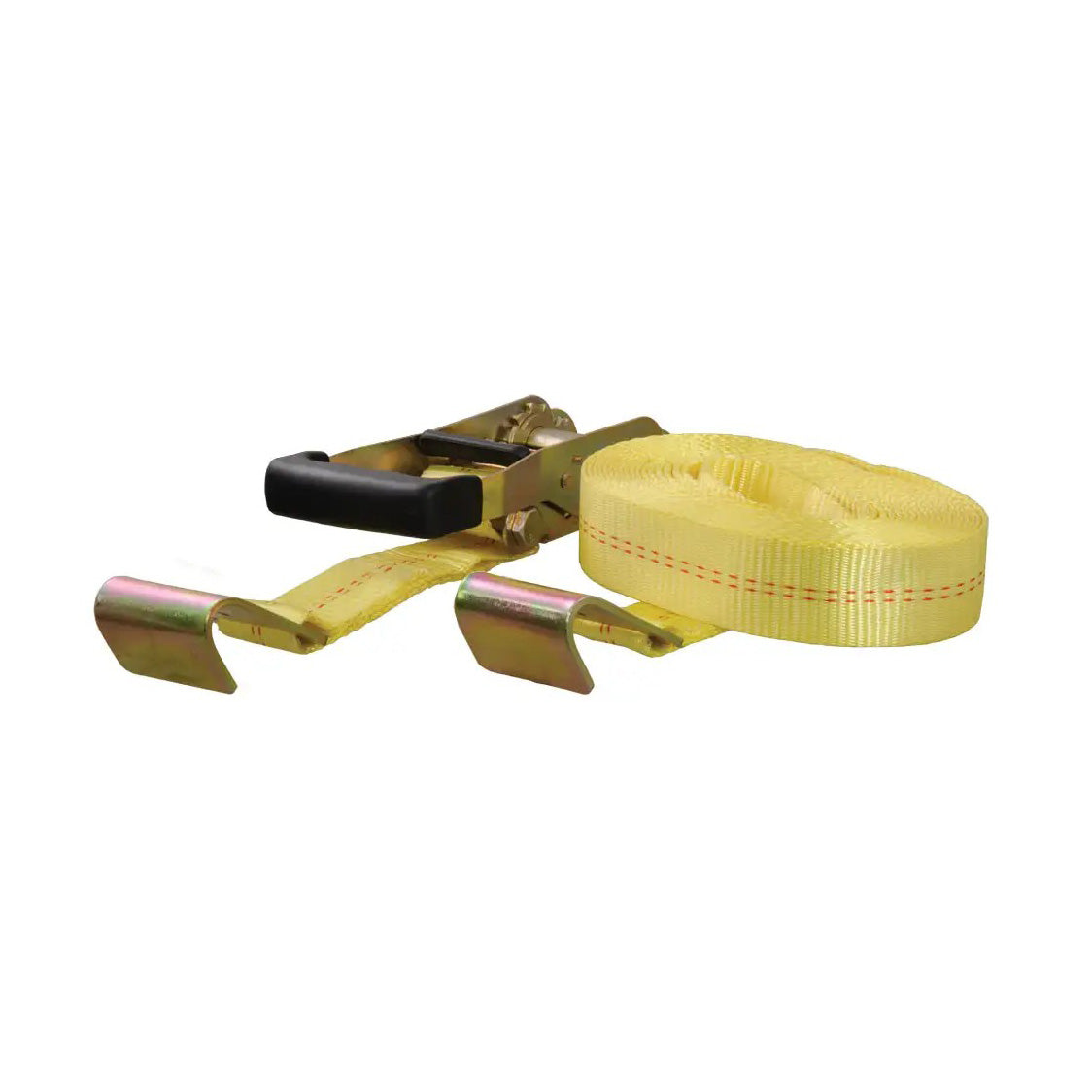 27ft. Yellow Cargo Strap With Flat Hooks (3,333 Lbs.)