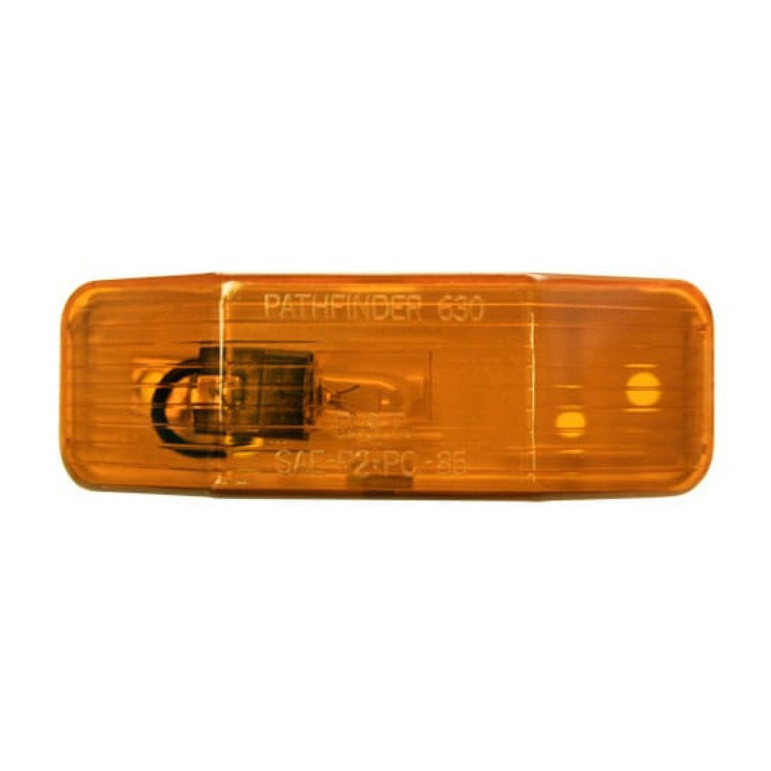 4" Rectangular Amber Side/Clearance Marker Light