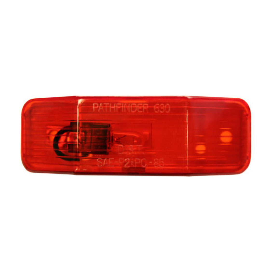 4 In. Rectangular Side/Clearance Marker, Red