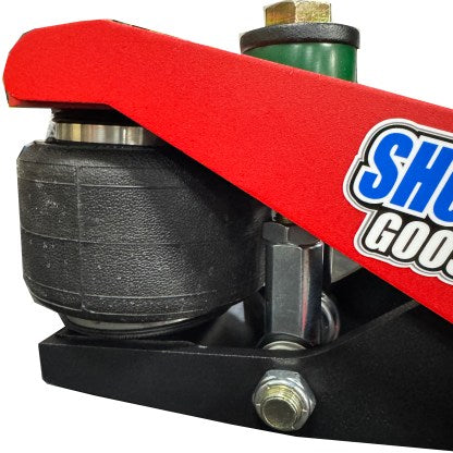 Shocker Gooseneck Air Hitch & Demco Coupler for 2-5/16" Ball - Round Multi-Fit Stem