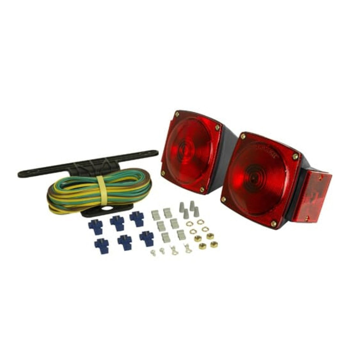 Submersible Square Trailer Light Kit - Under 80 In.