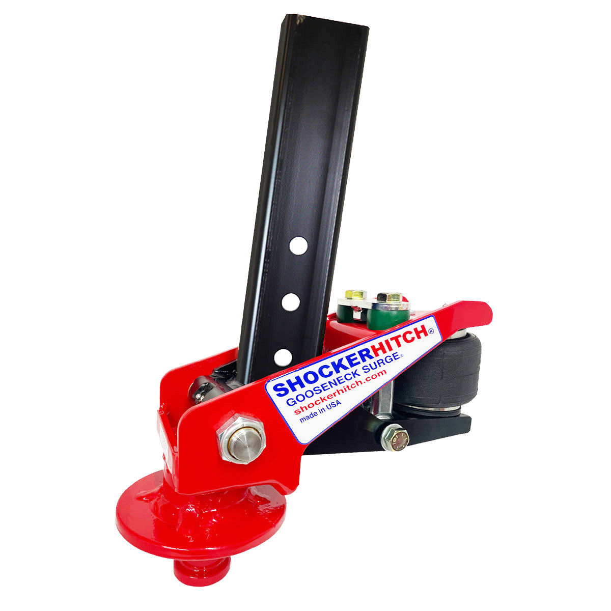 30K Gooseneck Surge Air Hitch with King Pin Coupler