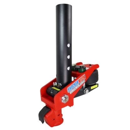 Shocker Gooseneck Air Hitch & Demco Coupler for 2-5/16" Ball - Round Multi-Fit Stem