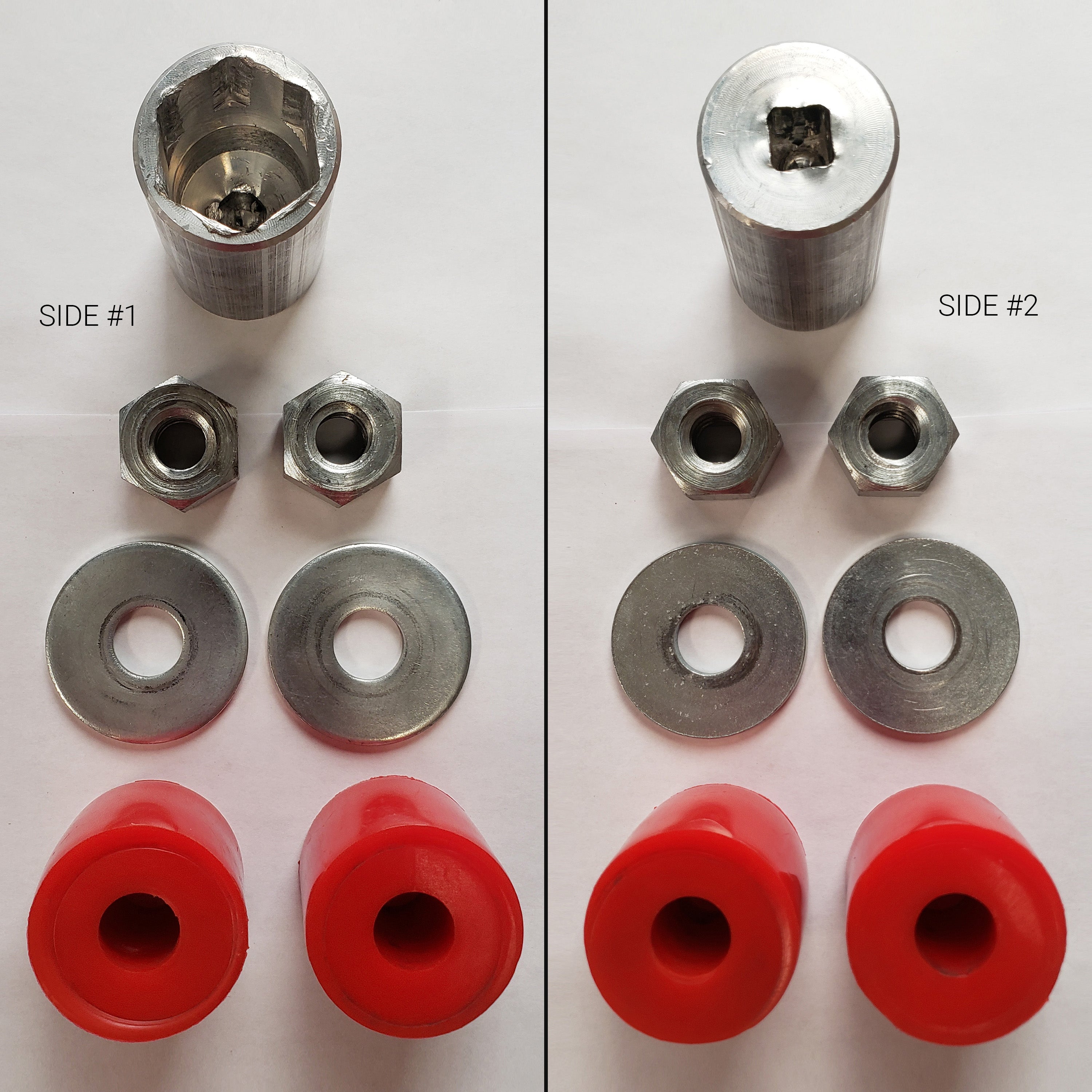 Chute/élévation de 10,2 cm, boule de 6,3 cm, supports de 7,6 cm, 10,2 cm, 12,7 cm et 15,2 cm – Attelage de répartition du poids sans balancement. 