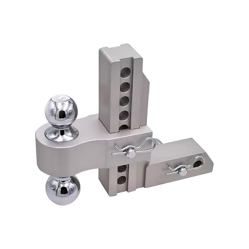 Attelage en aluminium 2"x2-5/16" Combo boule + serrures 