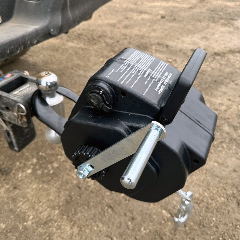 Portable 12V Electric Winch 3500lbs Capacity