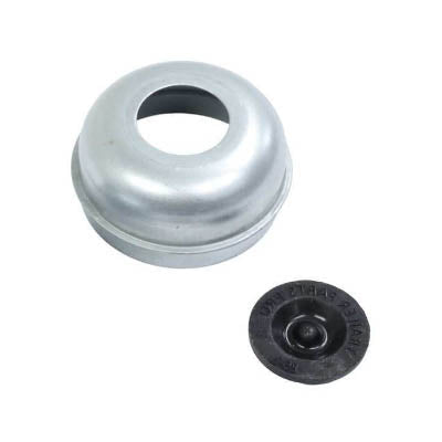 Trailer Hub Grease Cap with Rubber Plug