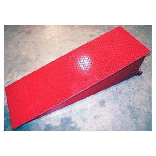 Flipover Ramp for Gooseneck with Diamond Plate Bottom Flipover Ramp PJ Trailers 