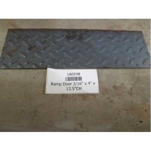 Ramp Door 3/16" x 4" x 13.5" CH Ramp Doors PJ Trailers 