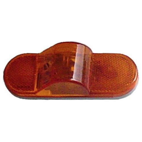 Mid-mount 6" Oval Amber lamp Mid-Mounts PJ Trailers 